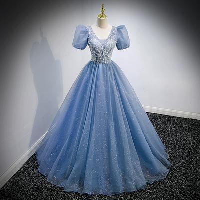 Vestido de Noche Ajustado Largo Acampanado Brillante para Mujer
