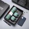 304 Stainless Steel Thermos Cup Gift Set with Portable Tea Infuser and Logo Print