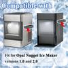 Strong Magnetic Ice Scoops Holder with Adhesive Strips Quick Installation Stand for Ice Makers Commercial and Home Use