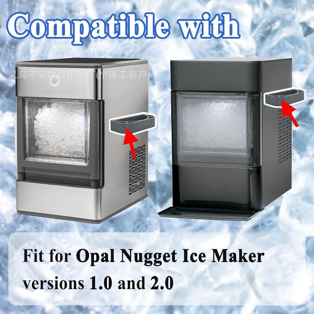 Strong Magnetic Ice Scoops Holder with Adhesive Strips Quick Installation Stand for Ice Makers Commercial and Home Use