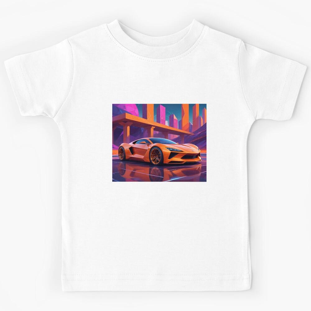 Cool Futuristic Concept Sports Car Kids T-Shirt 140