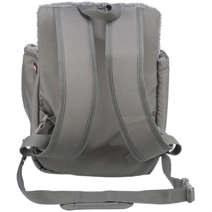 Sac De Transport Ventral - Trixie - Molly - Gris - Polyester - 25x38x17 Cm
