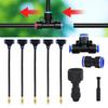8mm rychlospojky pro kapkovou závlahu Sada konektorů pro zahradní zavlažovací systém pro DIY automatickou mikrozavlažování Terasa Skleník
