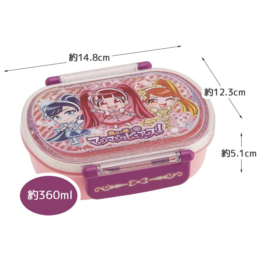 Skater Lunch Magic X Warrior Magimajo Made In QA2BA Children's Box, 360ml, Pures, Japan,