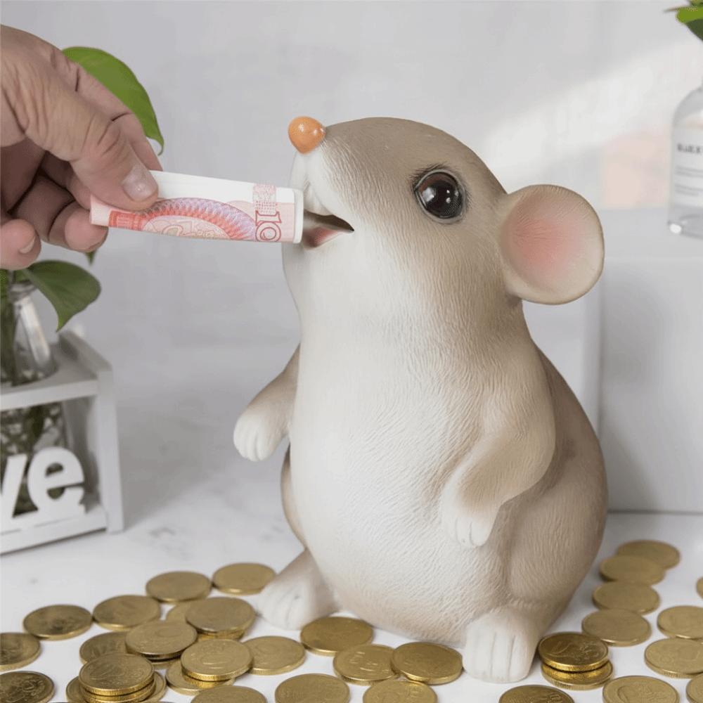 Maus Spardose Spardose Kindergeschenk Sparschwein Jahr der Ratte Münzspardose Kinderspielzeug
