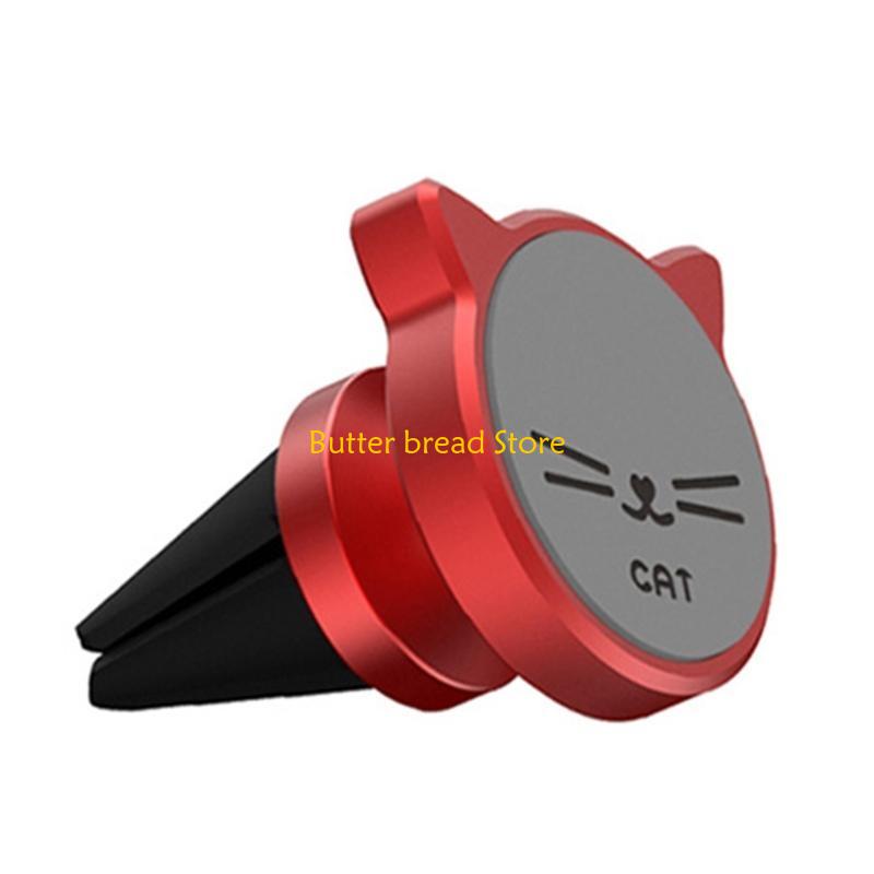 W89C Mini Lucky for Cat Portable Holder for Most Mobile красный