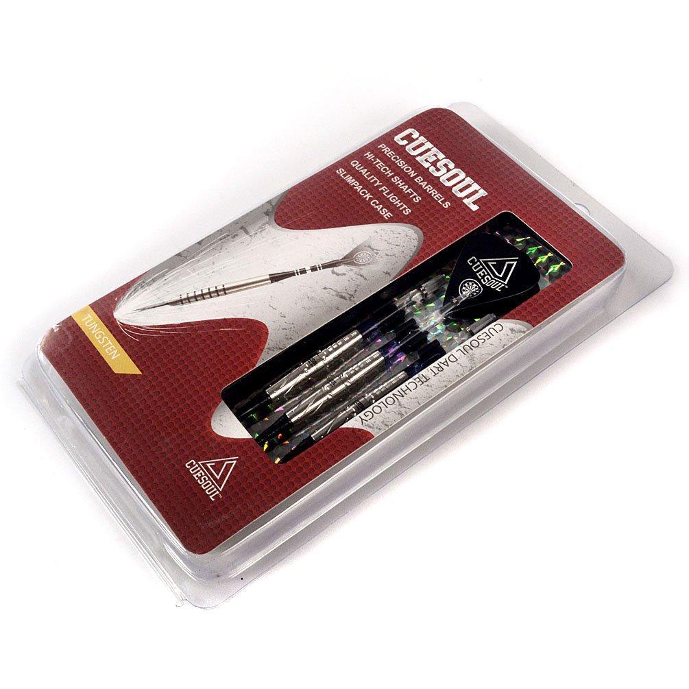 Cuesoul 20g Tungsten Soft Tip Darts Set, 95% Tungsten
