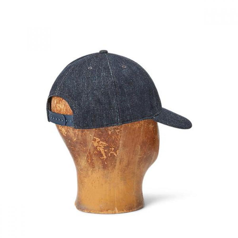 Rrl Winged Logo Denim Ball Cap Marrhgs0j420139400