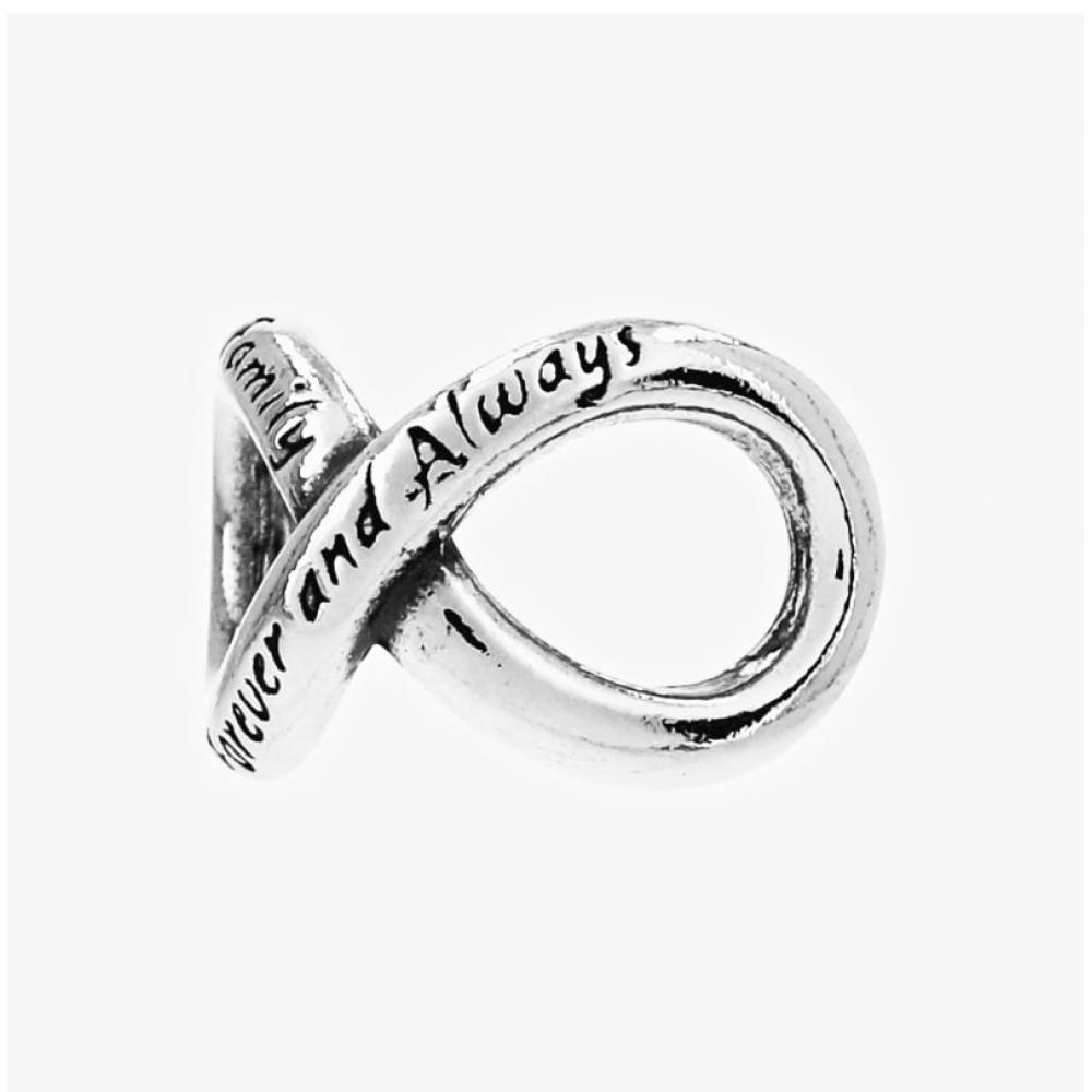 Pandora 793243c00 Forever   Always Infinity Silver Charm