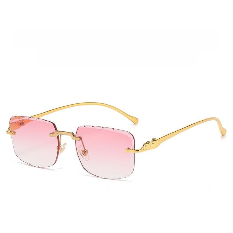 Leopardo Square Sunglasses For Men And Women With Metal Frame And Pc Lenses For Travel