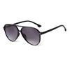 New Chic Pilot Women Sunglasses Retro Aviator Blue Gradient Lens Tortoise Frame UV400 Sun Glasses Female Male