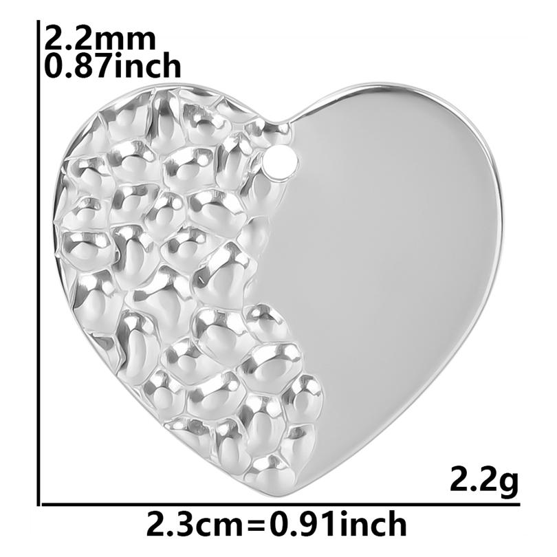 5pcs Titanium Accessories Eye Oval Rectangle Stainless Steel Charm Pendant For Jewelry Making Supplies DIY Women Pendant Earring