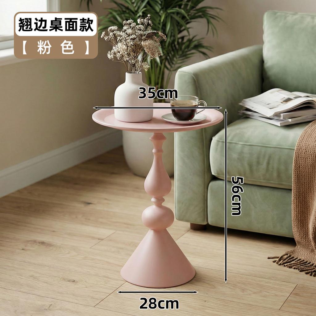 1PC small retro-style creative side table for the living room, coffee table, small round table coffee table, in a retro style