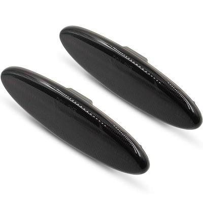 NEW Pair Smoked Lens Red LED Side Marker Lights For Chevy Corvette C5 1997-2004
