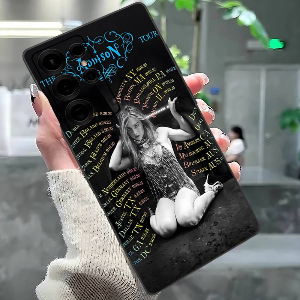 A-Addison Rae Phone Case For Samsung S 24 Fe 25 Ultra Plus 20 Lite 21 30 22 23 24 22 Ultra 5G Fundas