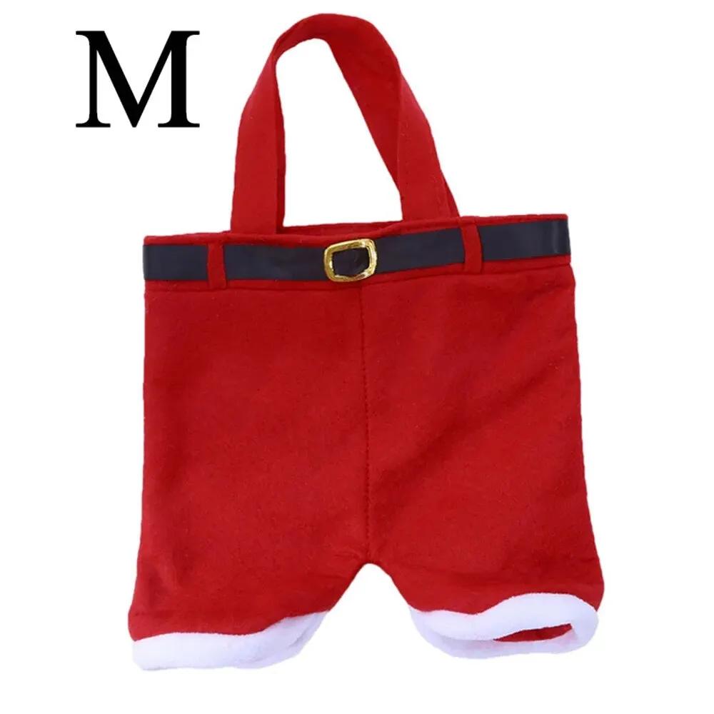 Christmas Gift Bag Eve Apple Package Cartoon Santa Claus Snowman Elk Merry Christmas Deco Candy Bag Handbag Happy New Year 1PC