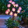 Plug-in Blume Solar Stehleuchte Simuliert Wasserdicht Landschaft Rasenlampe Warmes Licht Farbiges Licht Gartenleuchten Rasen Hinterhof
