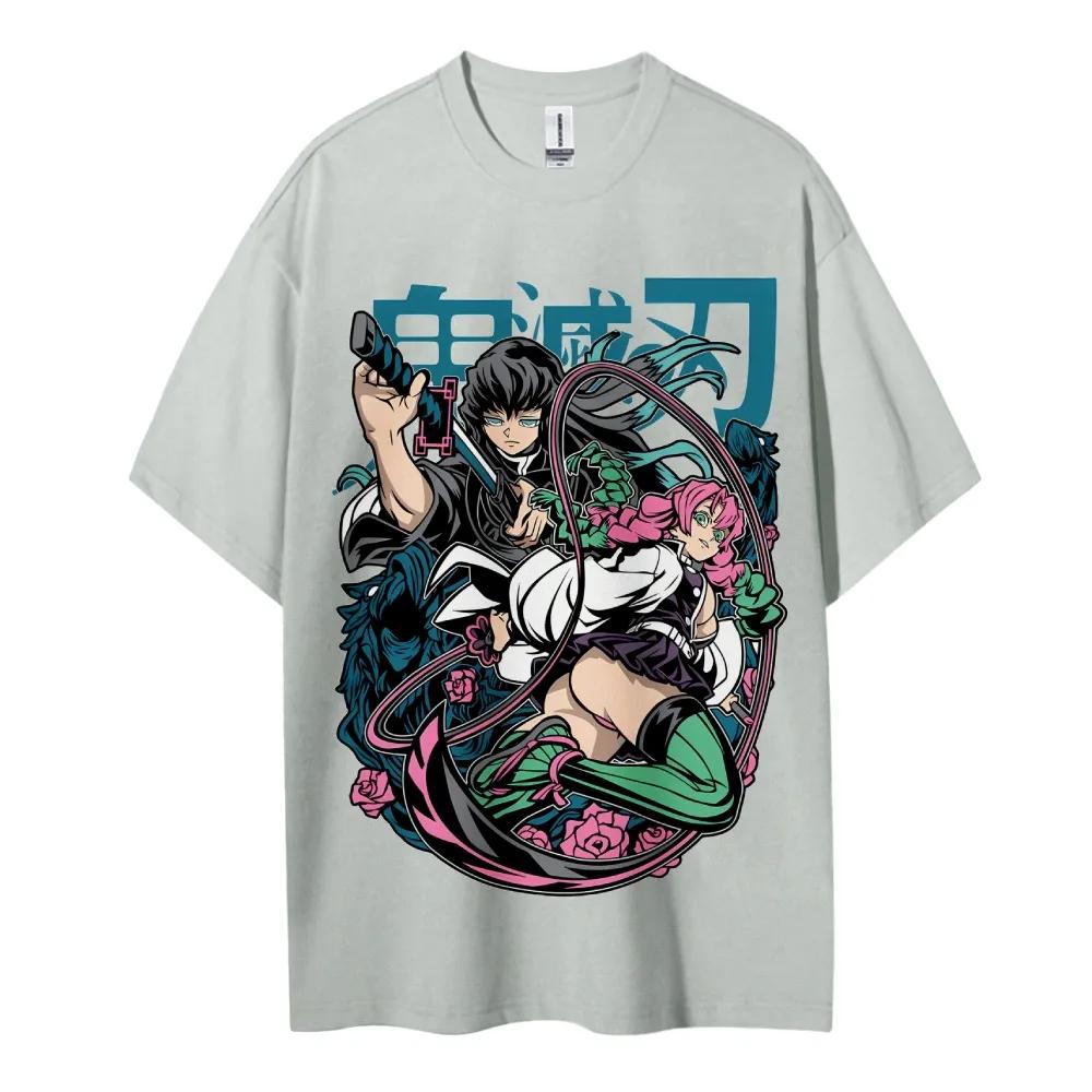 Demon Slayer Japanese Hotblooded Anime Classic Characters Sports Casual Shortsleeved Comfortable Halfsleeved Popular Slayer