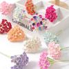 6Pcs/Bundle Fresh Flower Artificial Bouquet for DIY Home Room Decor Table Decor Wreath Gift Box Scrapbooking DIY Wedding  Decor