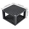 96 Grid Black Socket Pen Holder Painting Brushes Holder, Detachable Plastic Stationery Storage Tool Desk Organizer