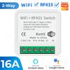 Tuya Smart Home WIFI Relay Module Switch Mini Light RF433MHz Wall Panel Switch Wireless Voice Control Timer Google Home Alexa
