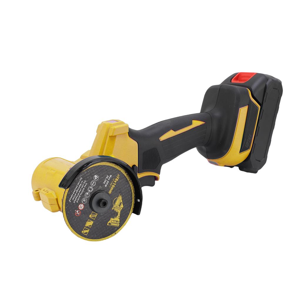 Mini Angle Grinder 21V Cordless 18000RPM Electric Grinding Tool with 2pcs Rechargeable Battery Multifunctional Cutting Polishing