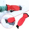 Car Ice Scraper & Snow Brush with Thermal Gloves Winter Snow Removal Kit, Windshield Squeegee