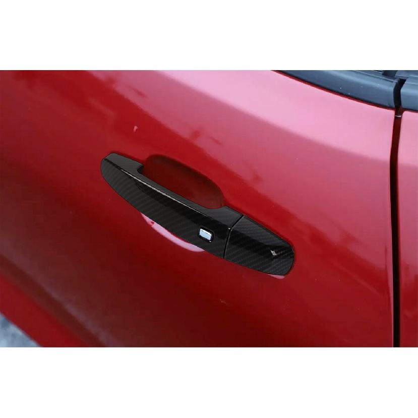 Car Side Door Grab Handle Cover Knob Case Shell Housing Decorations Stickers for Chevrolet Camaro 2016-2022 Exterior