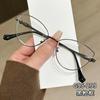 New Men Women Fashion Metal Eyeglass Frames Anti-Blue Light Glasses Lightweight And Comfortable Computer Glasses