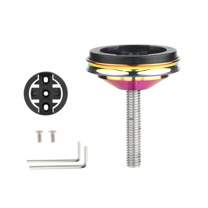High Strength Bicycles Computer Holder Stem Top Cap Replacement Stopwatch Bracket Fixing Base Cycling Accessories