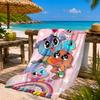 Gum-ball's Amazing World Beach Towel Microfiber Beach Towel, Lightweight and Quick-Dry, for Summer Travel, Swimming Pool Fan Birthday Gift