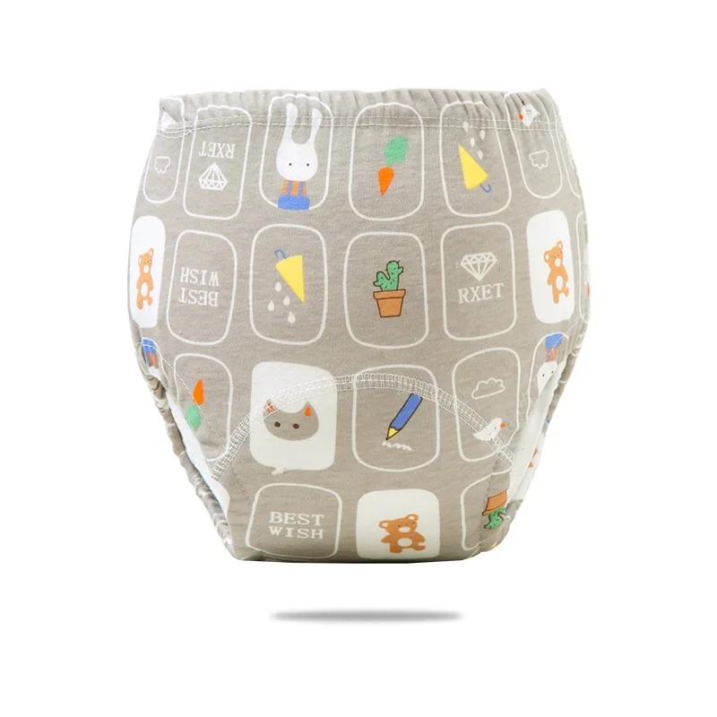 New Infant Baby Training Pant Washable Reusable Cotton Diaper for Toddler Boys Girls Breathable Diaper Nappy