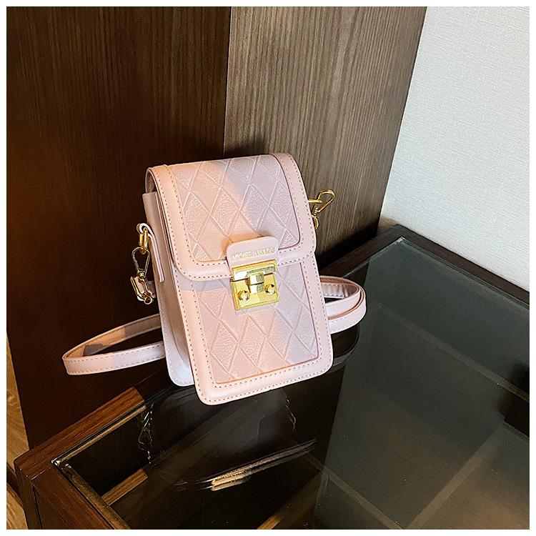 Summer small fresh bag women 2025 new trendy shoulder bag popular fashion messenger mobile phone bag small square bag