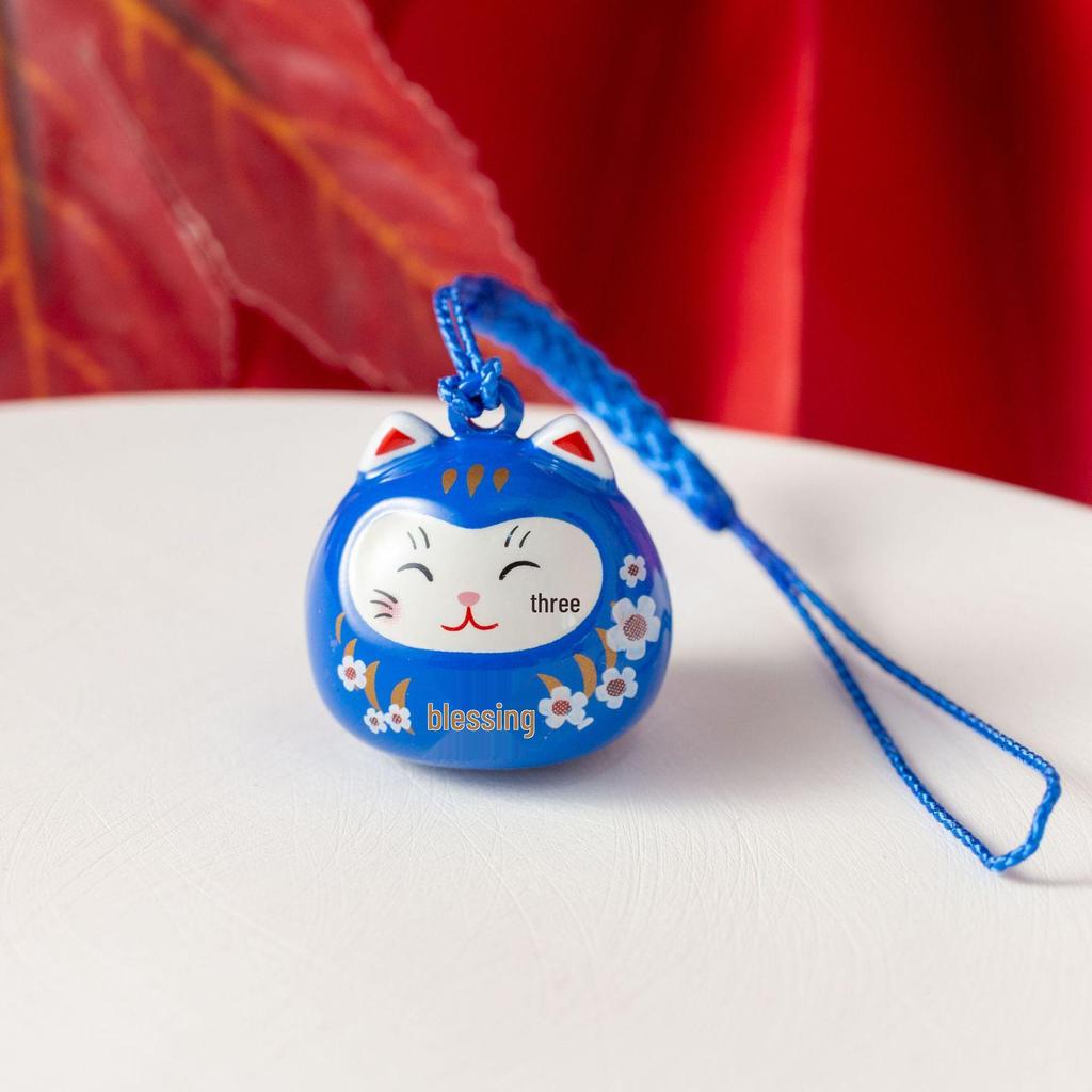 Japoński Kot Maneki-neko i Daruma Wisiorek na Szczęście Prezent
