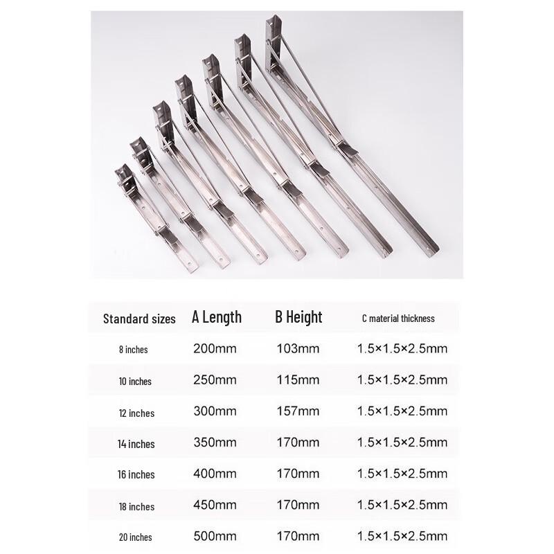 Stainless Steel Floating Shelf Bracket