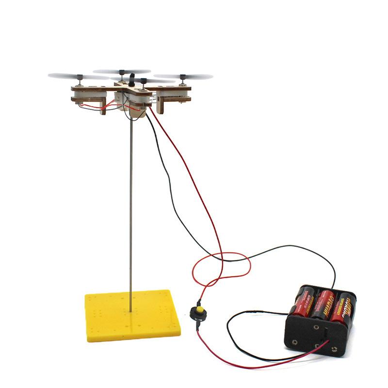 Funy DIY Drone Model Kids Scien Toy Technology Physics Teaching Aids Helicopter Game Learning Educational Toys for Children