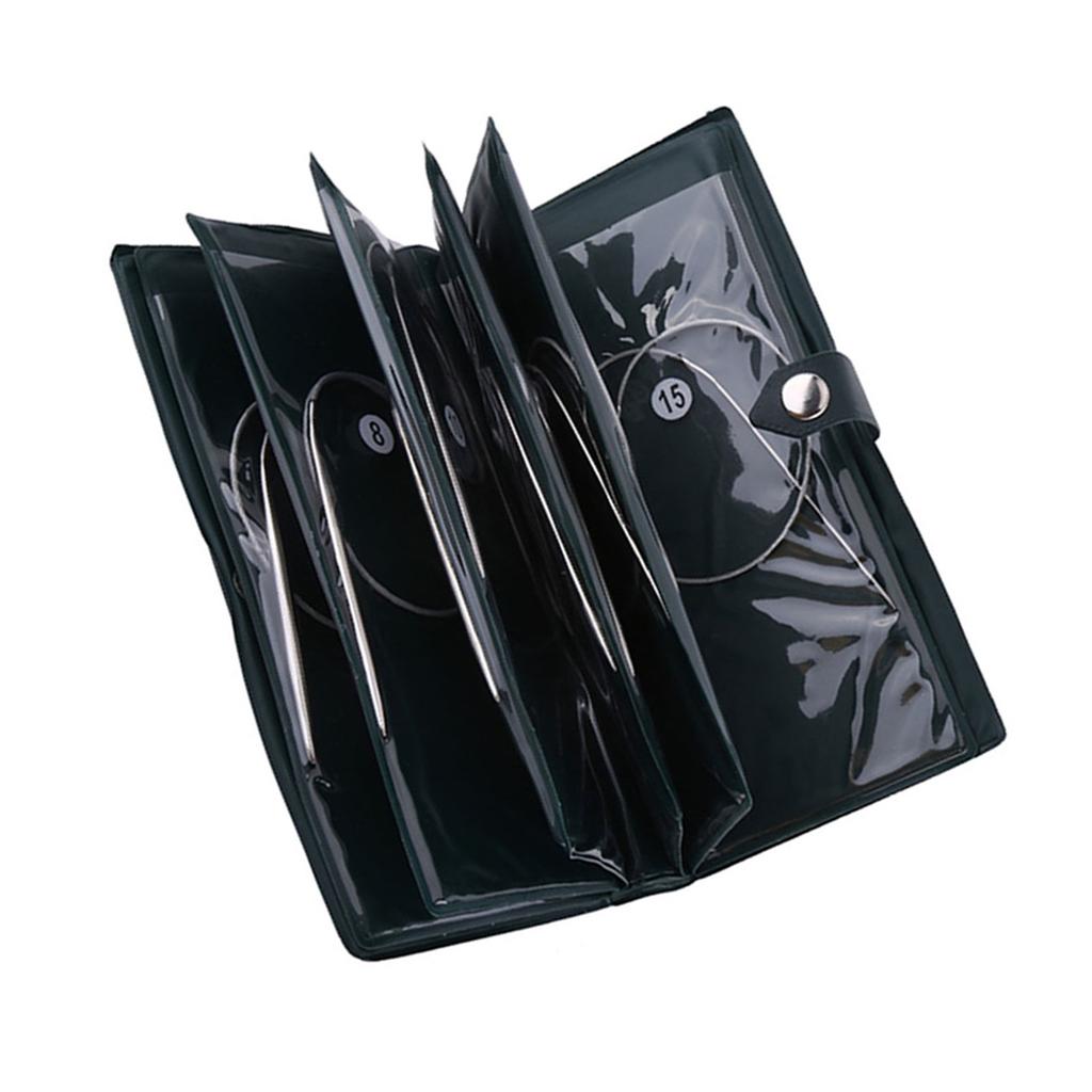 11pcs Steel Stainless Circular Needle Knitting Tools Crochet Craft Accessories 31.5   (80cm)