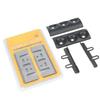 Practical Blades Electric Planer Blades Black Blade Clamp Planer Blade Clamp Tableting 6Pcs/Set For 1900B Electric Planer Metal