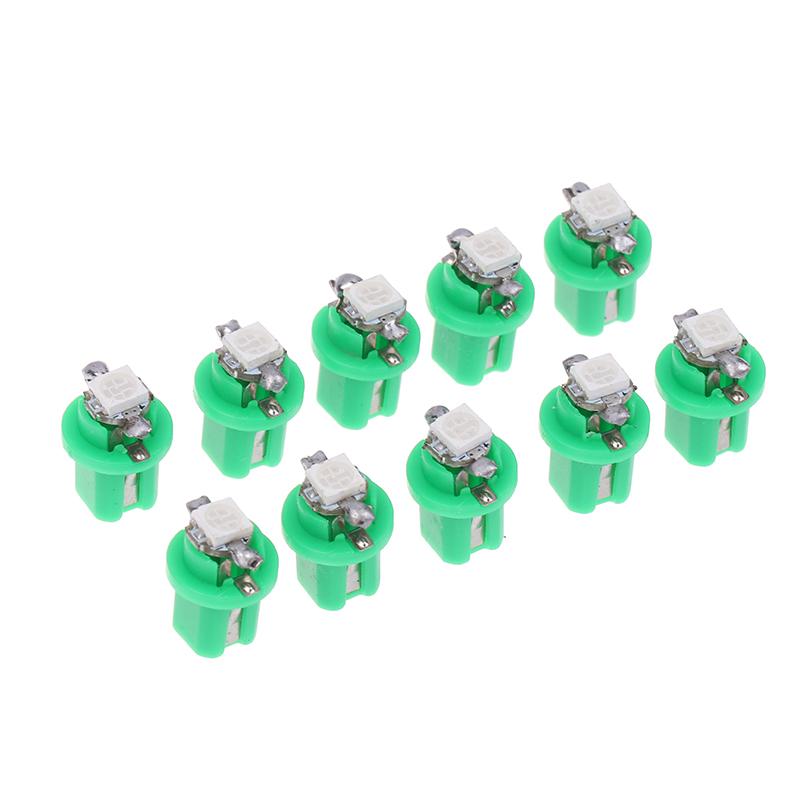 10Pcs T5 B8.5D Led 5050 Smd Led Bulb Car Interior Instrument Light Automobile Dashboard Side Switch Lamps Car Accessories