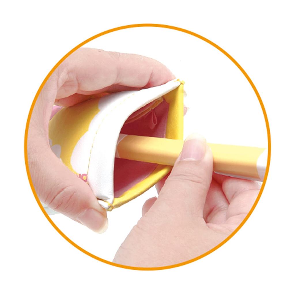 Gakken Stafle 11 Cats Spring Closure Pouch Eyeglass Case Kikyuu F15076