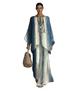 New round neck bat sleeve printed loose set bohemian lazy casual two-piece set
