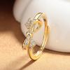 Light Luxury Design Live Adjustable Ring Niche High-end Bow Ring Women's Jewelry 2026