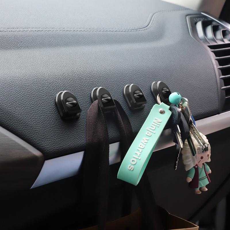 NRZV5 For Mercedes Benz AMG Car Hook Portable Mini Hook-An invisibl Storage interior Accessories Car Decal W214 W205 W204 W206 W213