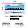 Oil-Based White Marker Pen - Fine Tip, Waterproof & Fade-Resistant, Ideal for Greeting Cards, Tires, Glass & More, Non-Erasable.