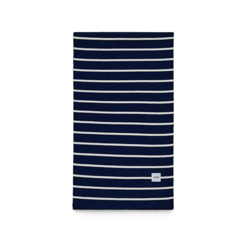 Velsey Stripe Muffler [NAVY]