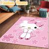 Custom Name Melody's Sweet Adventure Rug Office Rug Chair Mat Non Slip Carpet Rugs for Bedrooms Dining Room Living Room Home Decor Gifts