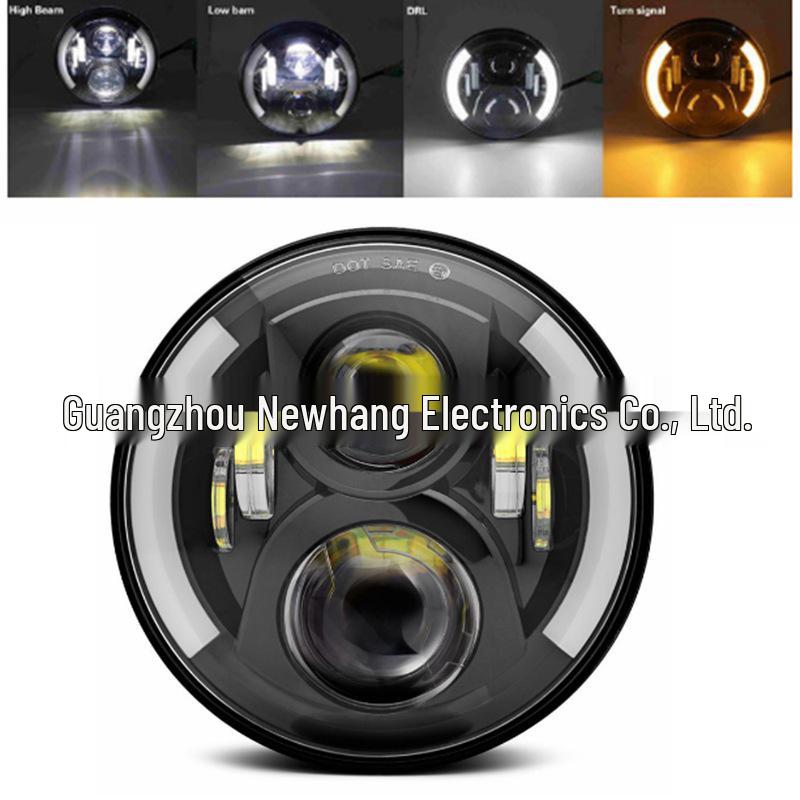 

7-дюймовые светодиодные фары для Lada 4X4 и Jeep Wrangler TJ/JK/LJ/CJ