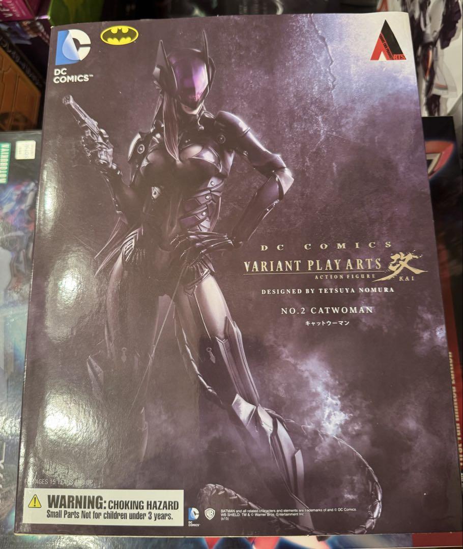 

[USED] Variant Play Arts Kai Batman Catwoman DC Comics