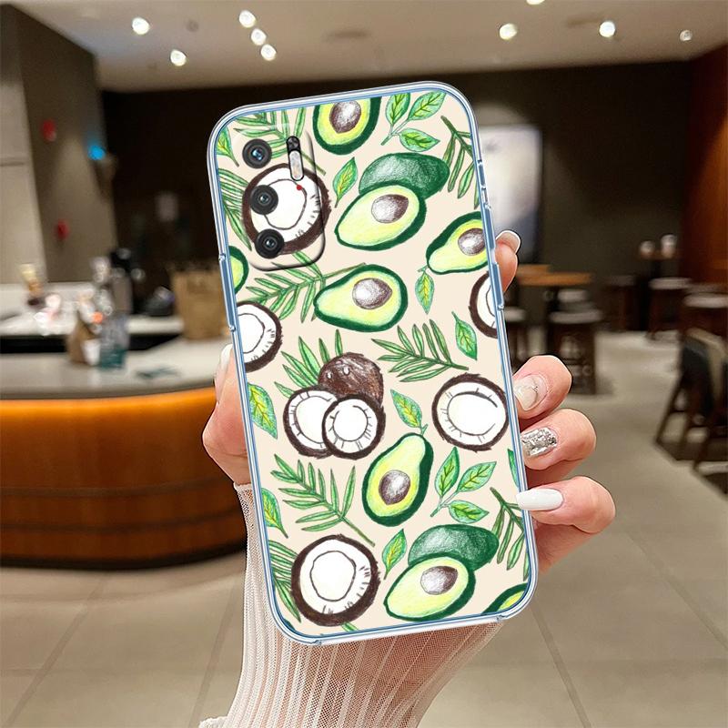 

UP9 Avocado Fruits Transparent Phone Case for Motorola Moto G40 G04 G05 One Ace Action Fusion + Plus Hyper Macro Vision Zoom Motorola One 5G Ace