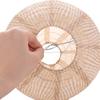 3pcs Portable Festival Lantern Funny Hanging Lantern DIY Lantern Linen Paper Lantern  Home Decor